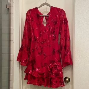 LA MAISON TALLULAH Red Dress. Size XS